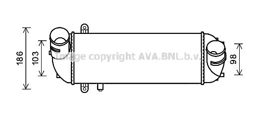 AVA QUALITY COOLING Kompressoriõhu radiaator KA4212